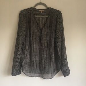 Banana Republic sheer blouse